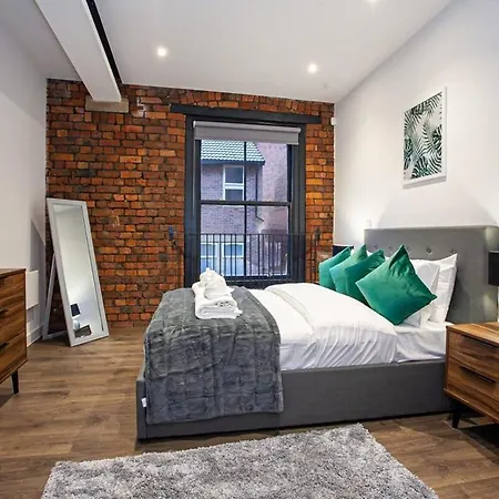 Lovely 1 Bed Apartment In Converted Printing Press Manchester Exterior photo